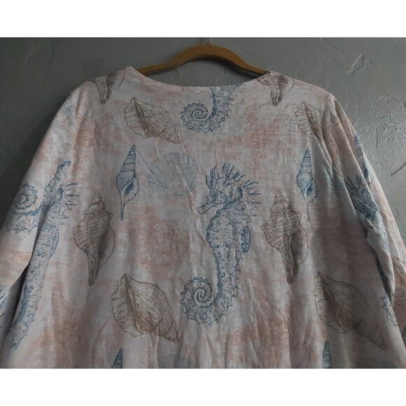 Astrologíe Tops Blouse Women L Polyester, Cotton, Spandex, 20 Inch Of Armp To... - Picture 6 of 11